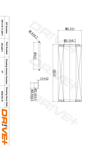 Ölfilter Dr!ve+ DP1110.11.0071 Bild Ölfilter Dr!ve+ DP1110.11.0071