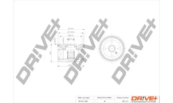 Ölfilter Dr!ve+ DP1110.11.0072