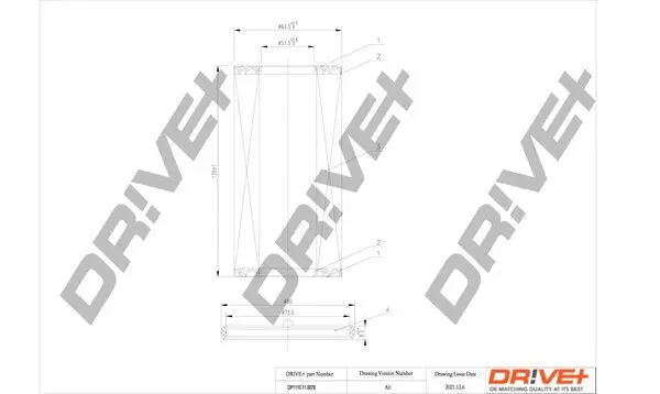 Ölfilter Dr!ve+ DP1110.11.0078