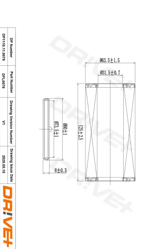 Ölfilter Dr!ve+ DP1110.11.0078 Bild Ölfilter Dr!ve+ DP1110.11.0078