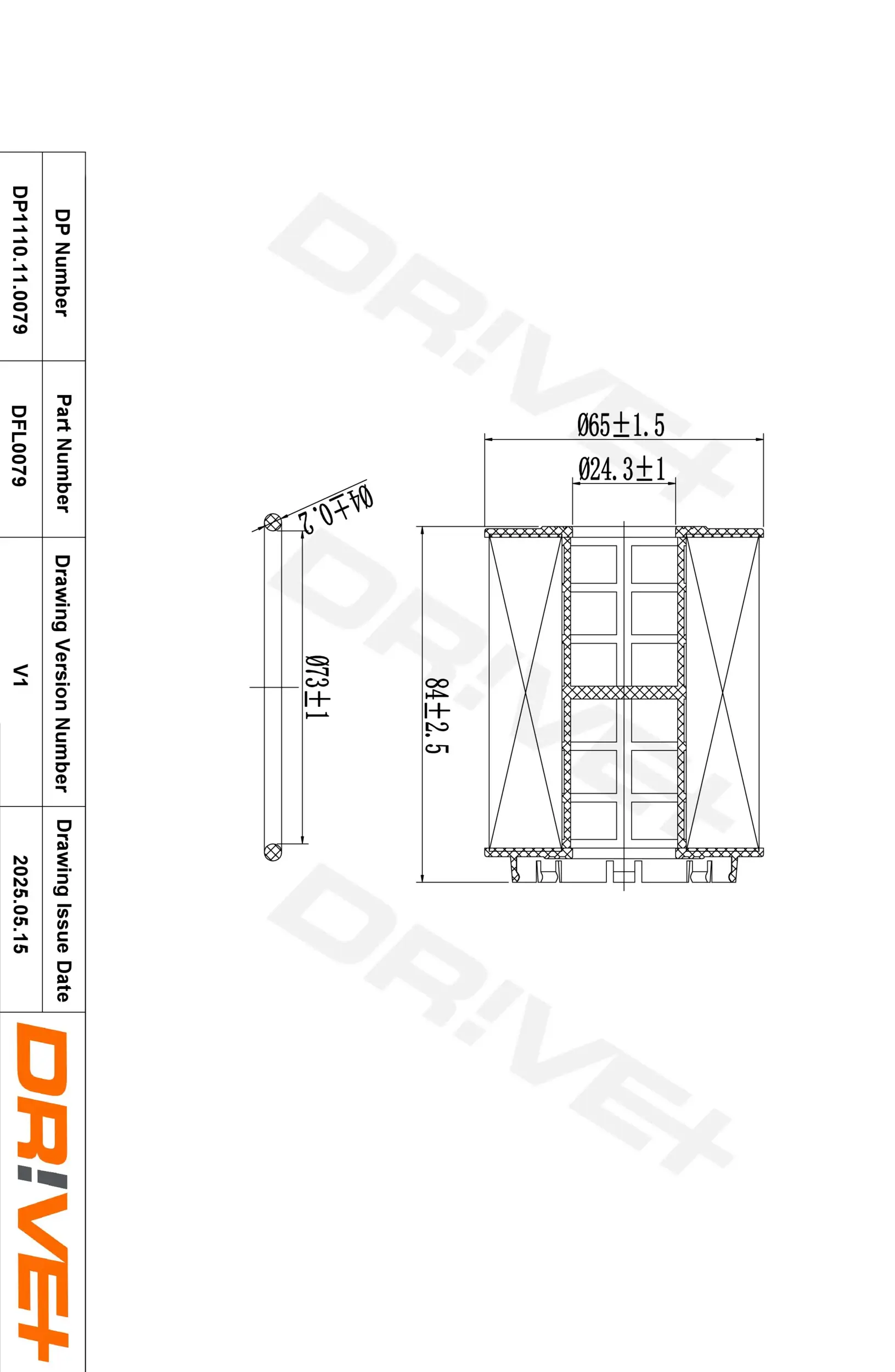Ölfilter Dr!ve+ DP1110.11.0079