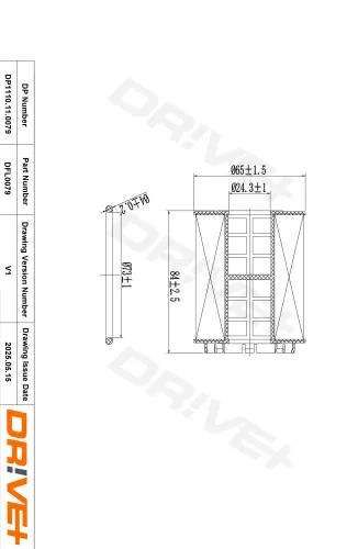 Ölfilter Dr!ve+ DP1110.11.0079 Bild Ölfilter Dr!ve+ DP1110.11.0079