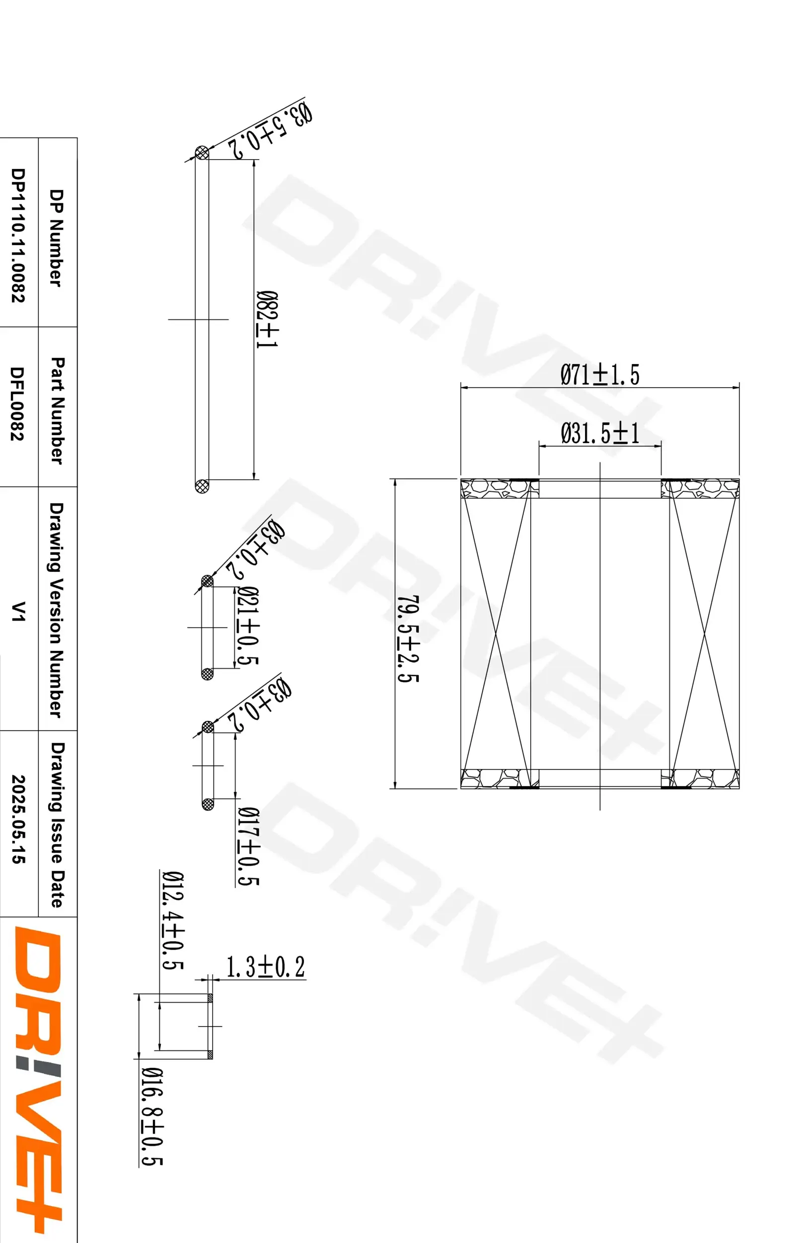 Ölfilter Dr!ve+ DP1110.11.0082