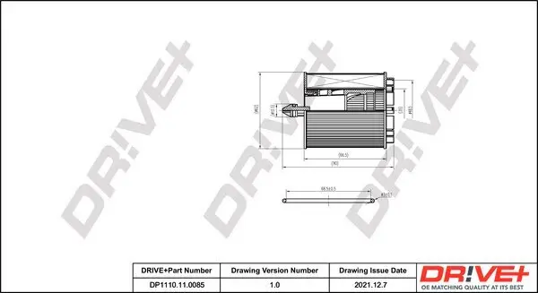 Ölfilter Dr!ve+ DP1110.11.0085