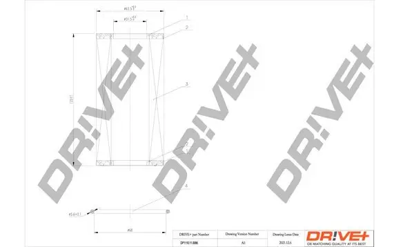 Ölfilter Dr!ve+ DP1110.11.0086