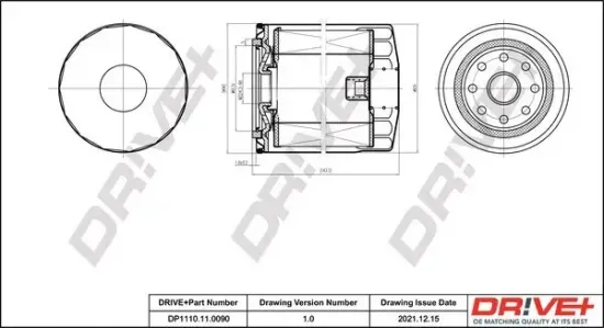 Ölfilter DR!VE+ DP1110.11.0090 Bild Ölfilter DR!VE+ DP1110.11.0090