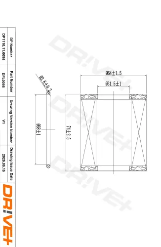 Ölfilter Dr!ve+ DP1110.11.0095 Bild Ölfilter Dr!ve+ DP1110.11.0095