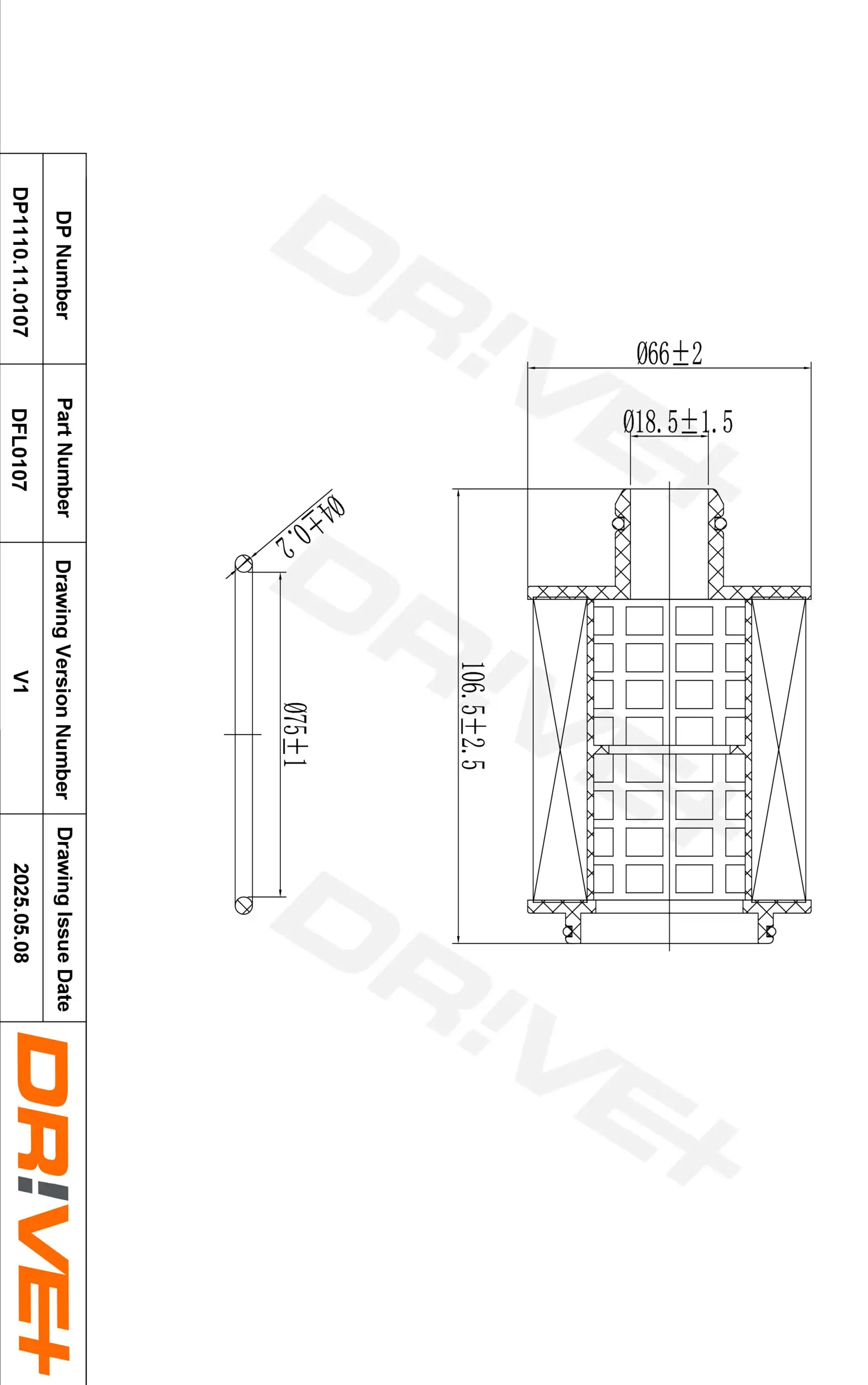 Ölfilter Dr!ve+ DP1110.11.0107