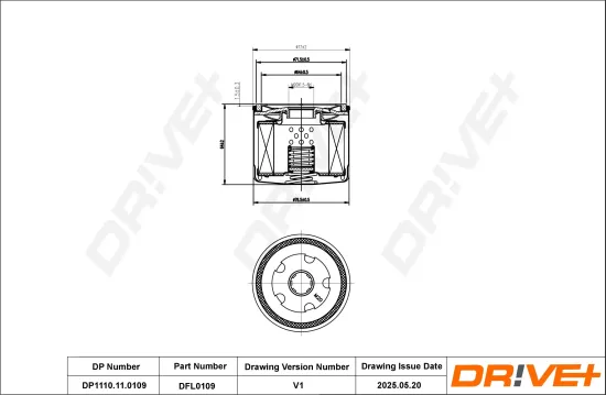 Ölfilter Dr!ve+ DP1110.11.0109 Bild Ölfilter Dr!ve+ DP1110.11.0109