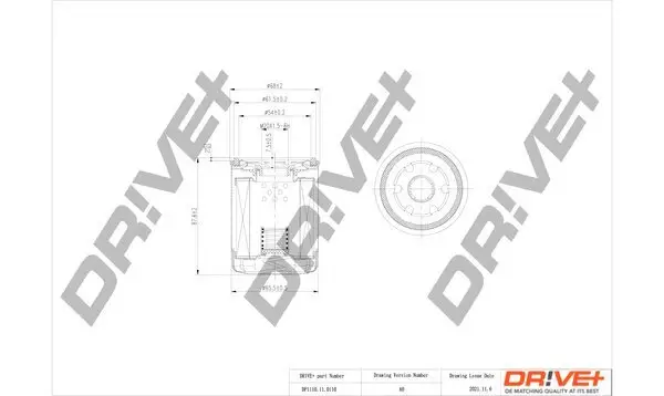 Ölfilter Dr!ve+ DP1110.11.0110