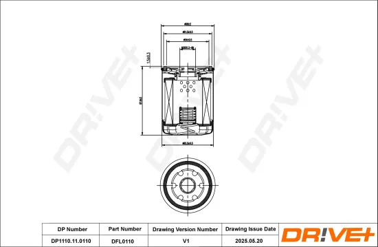 Ölfilter Dr!ve+ DP1110.11.0110 Bild Ölfilter Dr!ve+ DP1110.11.0110