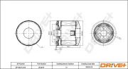 Ölfilter Dr!ve+ DP1110.11.0116