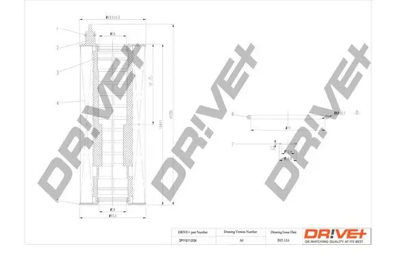 Ölfilter Dr!ve+ DP1110.11.0124