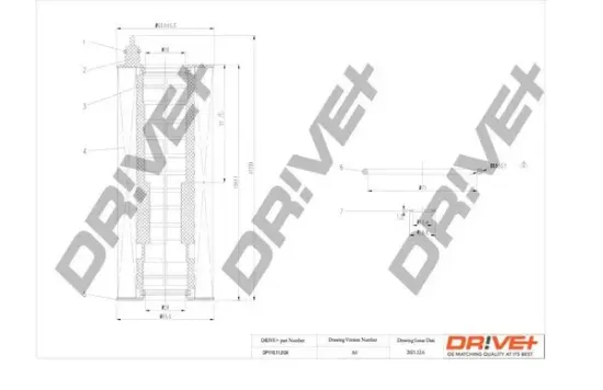 Ölfilter Dr!ve+ DP1110.11.0124 Bild Ölfilter Dr!ve+ DP1110.11.0124