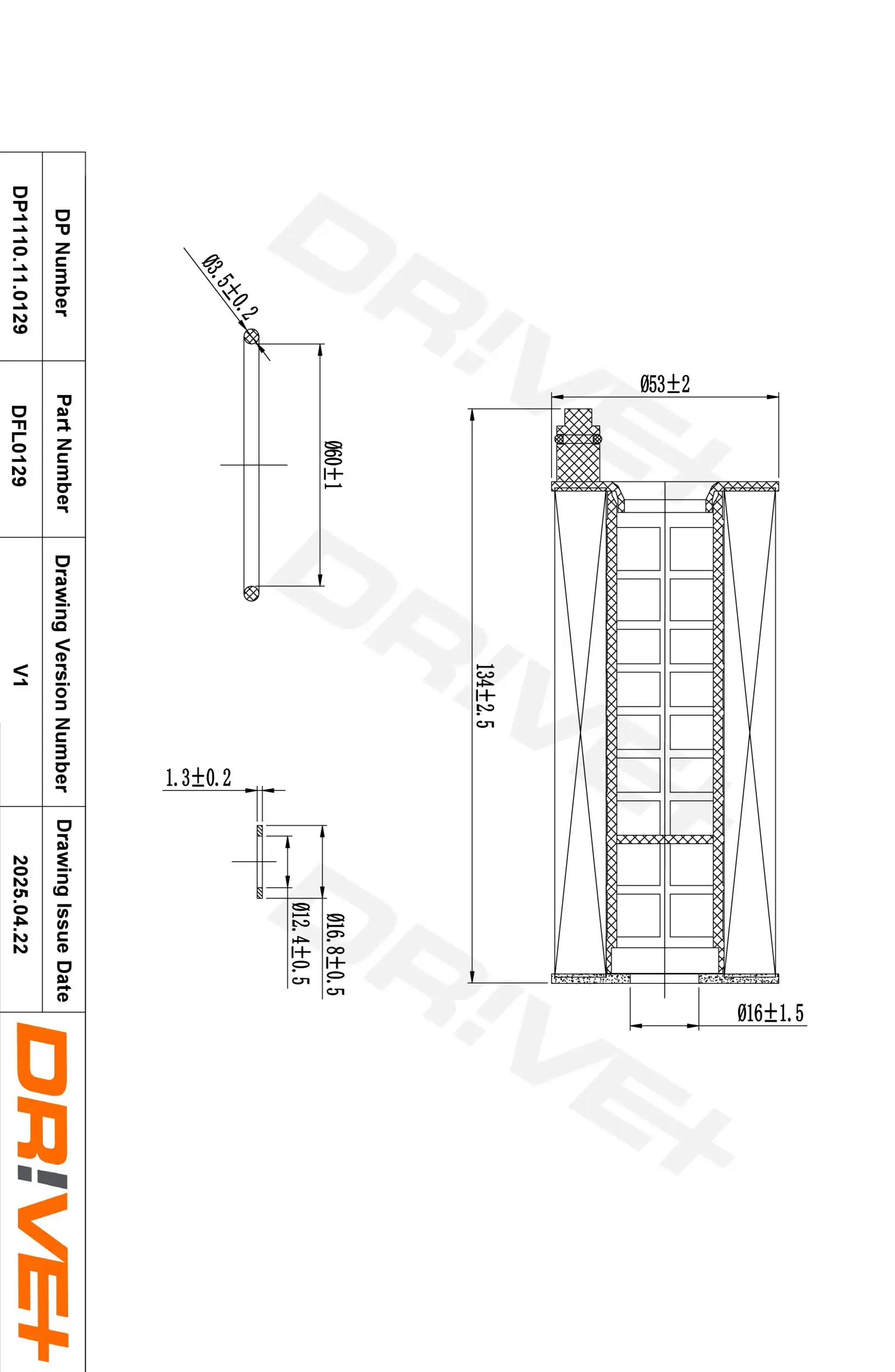 Ölfilter Dr!ve+ DP1110.11.0129
