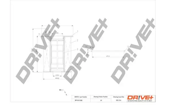 Ölfilter Dr!ve+ DP1110.11.0132