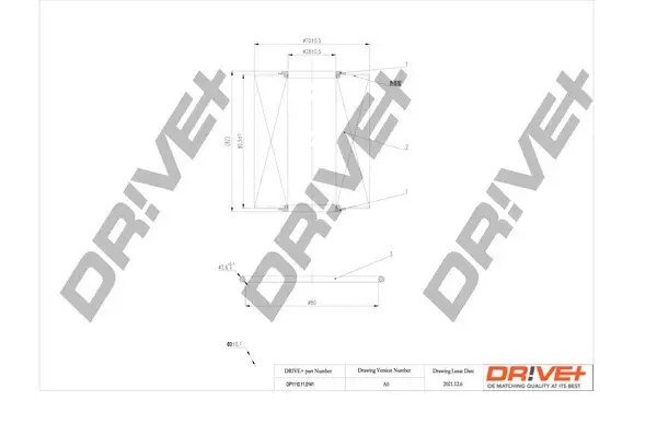 Ölfilter Dr!ve+ DP1110.11.0141