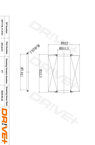 Ölfilter Dr!ve+ DP1110.11.0141 Bild Ölfilter Dr!ve+ DP1110.11.0141