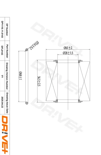 Ölfilter Dr!ve+ DP1110.11.0143 Bild Ölfilter Dr!ve+ DP1110.11.0143