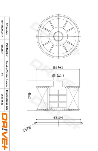 Ölfilter Dr!ve+ DP1110.11.0147 Bild Ölfilter Dr!ve+ DP1110.11.0147