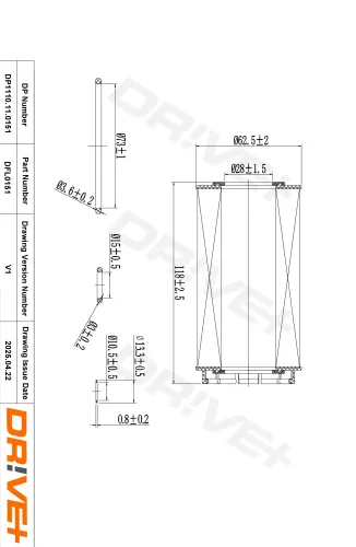 Ölfilter Dr!ve+ DP1110.11.0151 Bild Ölfilter Dr!ve+ DP1110.11.0151