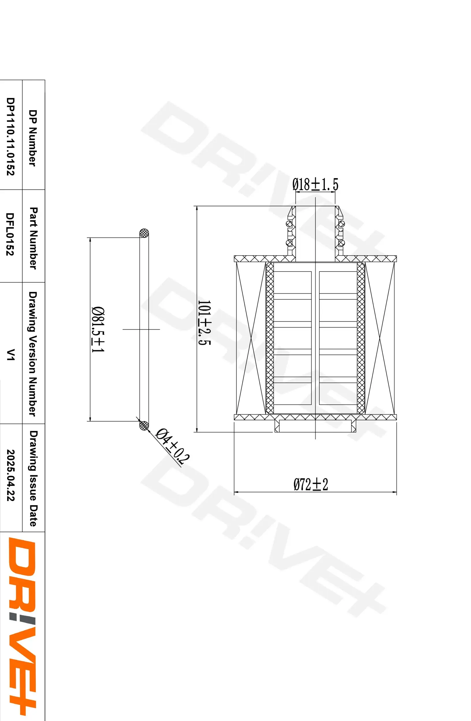 Ölfilter Dr!ve+ DP1110.11.0152