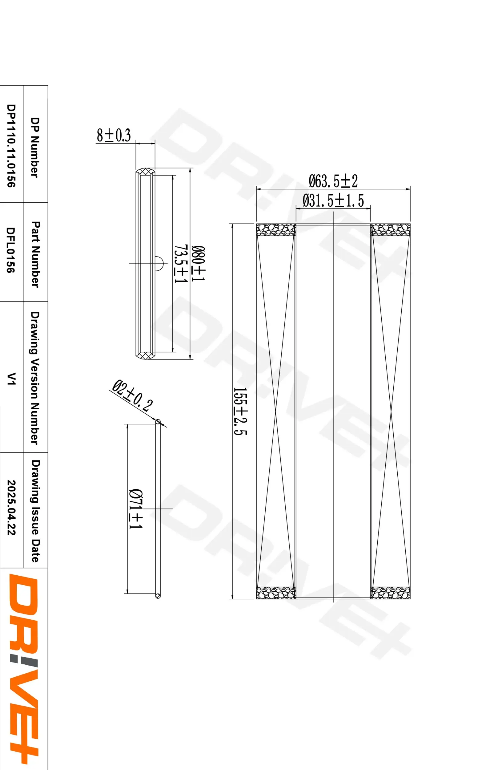 Ölfilter Dr!ve+ DP1110.11.0156