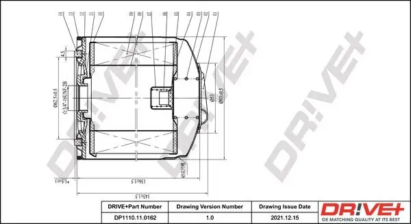 Ölfilter Dr!ve+ DP1110.11.0162