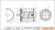 Ölfilter Dr!ve+ DP1110.11.0165