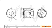 Ölfilter Dr!ve+ DP1110.11.0166