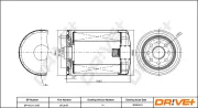 Ölfilter Dr!ve+ DP1110.11.0167