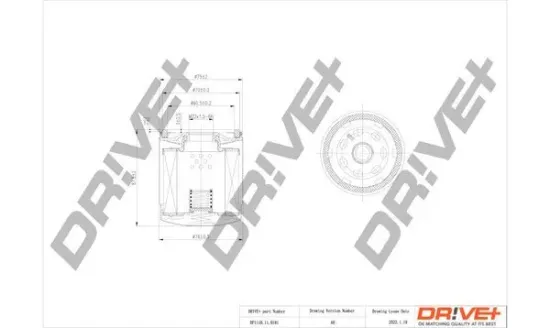 Ölfilter Dr!ve+ DP1110.11.0181 Bild Ölfilter Dr!ve+ DP1110.11.0181