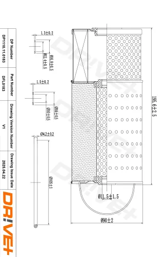 Ölfilter Dr!ve+ DP1110.11.0183 Bild Ölfilter Dr!ve+ DP1110.11.0183