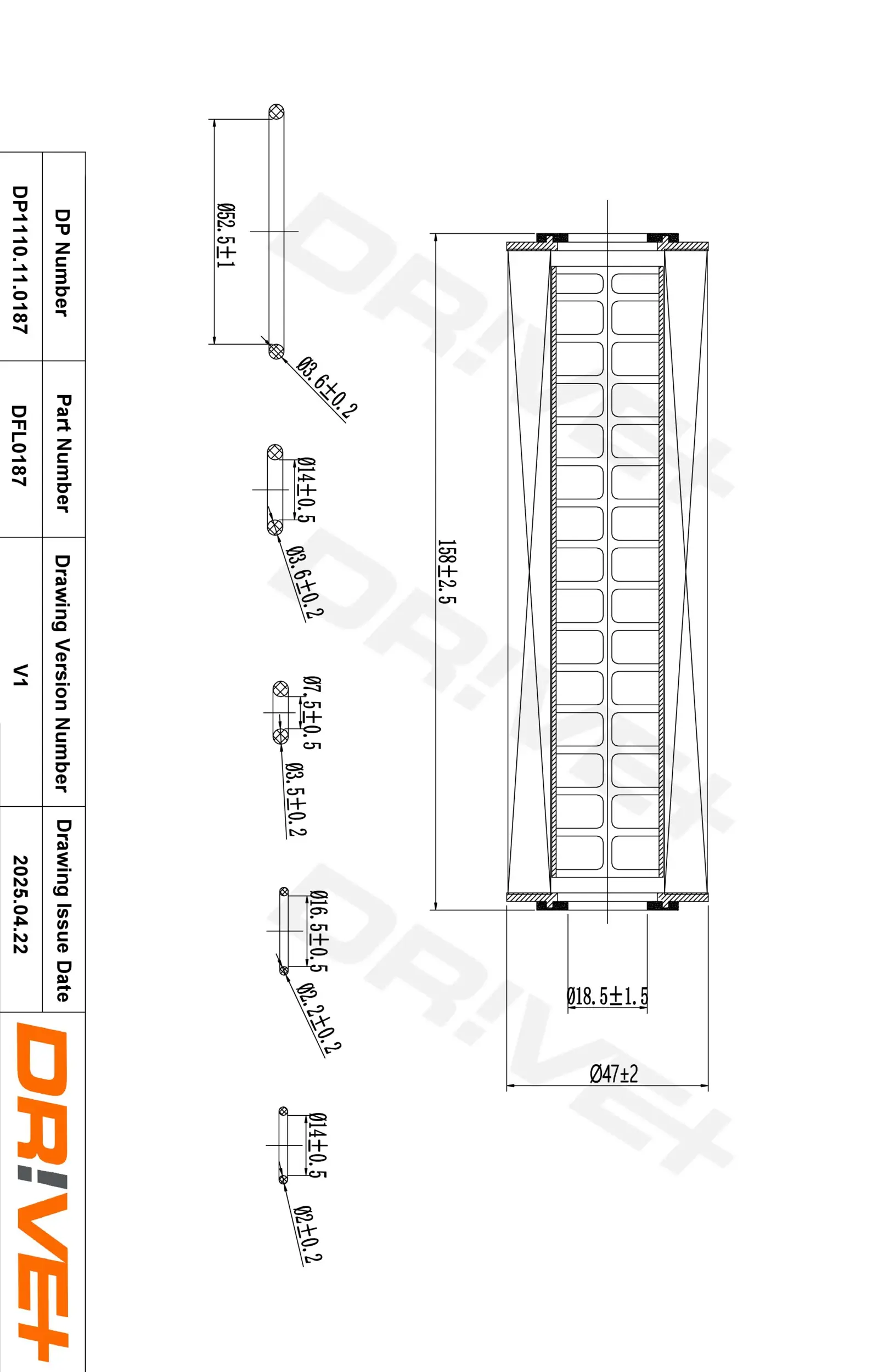 Ölfilter Dr!ve+ DP1110.11.0187
