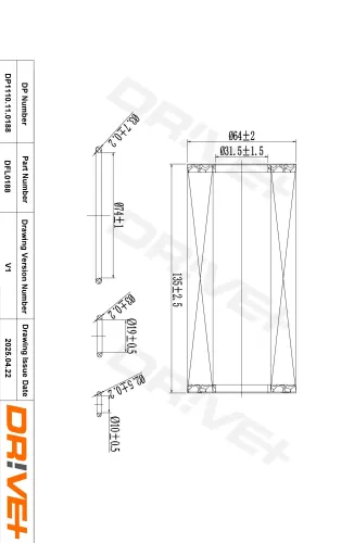 Ölfilter Dr!ve+ DP1110.11.0188 Bild Ölfilter Dr!ve+ DP1110.11.0188