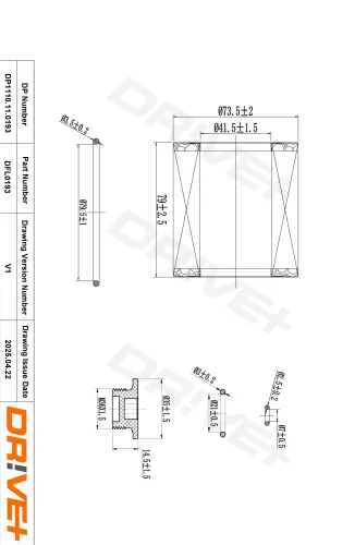 Ölfilter Dr!ve+ DP1110.11.0193 Bild Ölfilter Dr!ve+ DP1110.11.0193