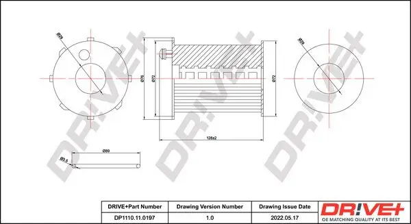 Ölfilter Dr!ve+ DP1110.11.0197