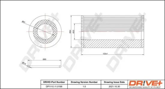 Ölfilter Dr!ve+ DP1110.11.0198 Bild Ölfilter Dr!ve+ DP1110.11.0198