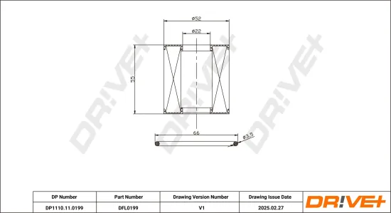 Ölfilter Dr!ve+ DP1110.11.0199 Bild Ölfilter Dr!ve+ DP1110.11.0199
