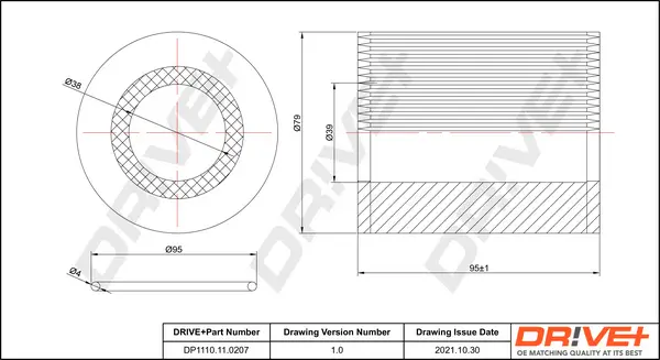 Ölfilter Dr!ve+ DP1110.11.0207