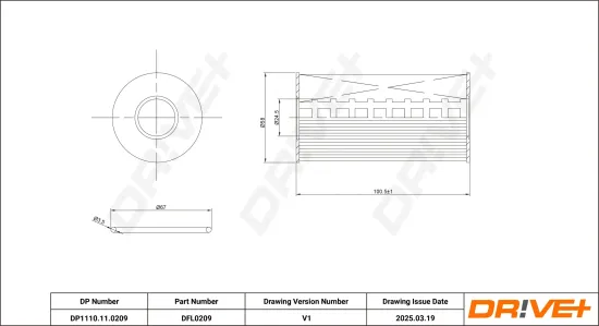 Ölfilter Dr!ve+ DP1110.11.0209 Bild Ölfilter Dr!ve+ DP1110.11.0209