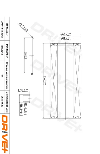 Ölfilter Dr!ve+ DP1110.11.0212 Bild Ölfilter Dr!ve+ DP1110.11.0212