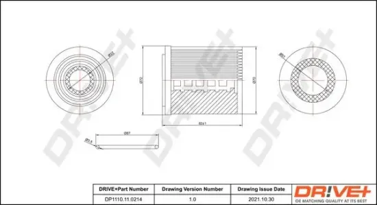 Ölfilter Dr!ve+ DP1110.11.0214 Bild Ölfilter Dr!ve+ DP1110.11.0214