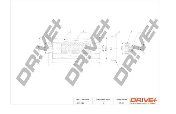 Ölfilter Dr!ve+ DP1110.11.0220