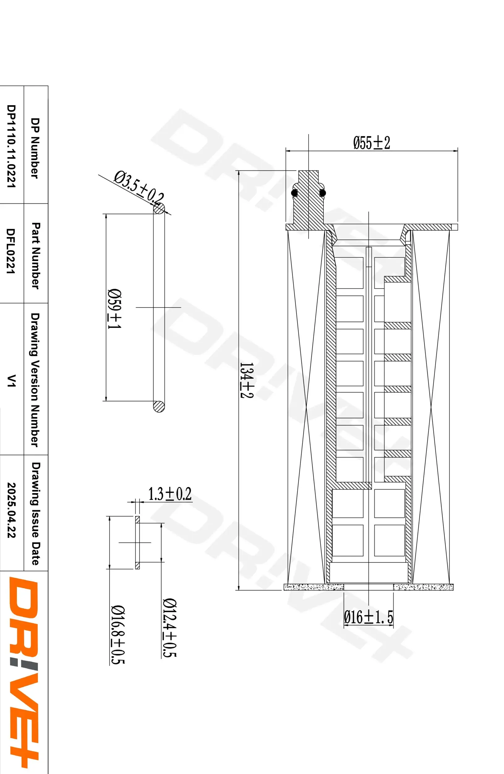 Ölfilter Dr!ve+ DP1110.11.0221