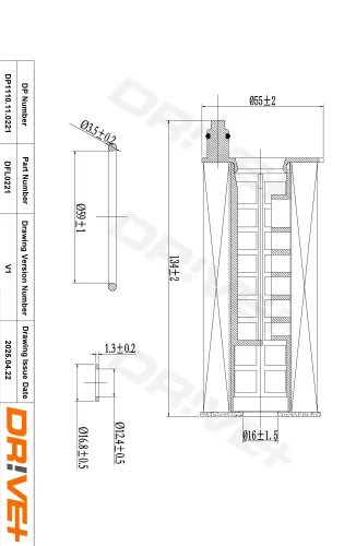 Ölfilter Dr!ve+ DP1110.11.0221 Bild Ölfilter Dr!ve+ DP1110.11.0221