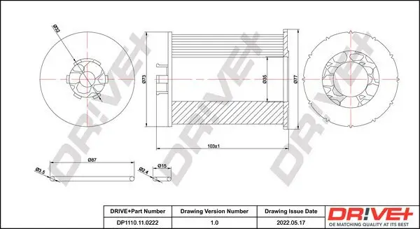 Ölfilter DR!VE+ DP1110.11.0222