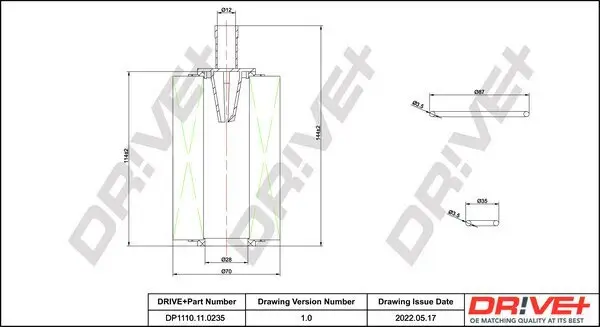 Ölfilter Dr!ve+ DP1110.11.0235