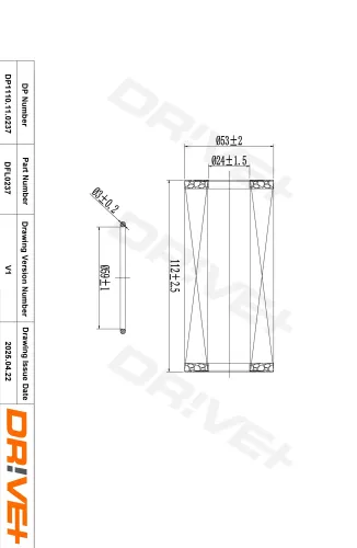 Ölfilter Dr!ve+ DP1110.11.0237 Bild Ölfilter Dr!ve+ DP1110.11.0237
