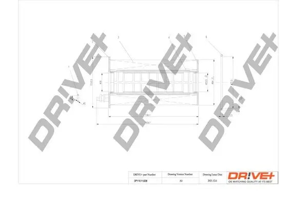 Ölfilter Dr!ve+ DP1110.11.0238